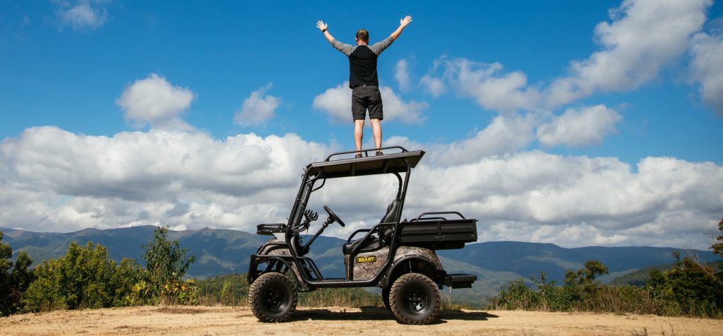 Express yourself through the colors of your golf cart