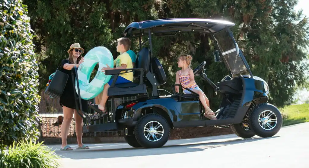 Rookie Golf Cart Ready For Summer Pool Trips