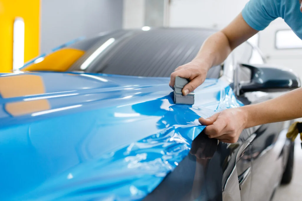 Wrapping a golf cart  or car with the most popular colors helps you stand out from the crowd